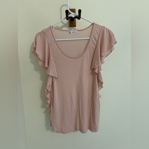 Carve Designs Blush Ruffle Blouse - Picture 1 of 3